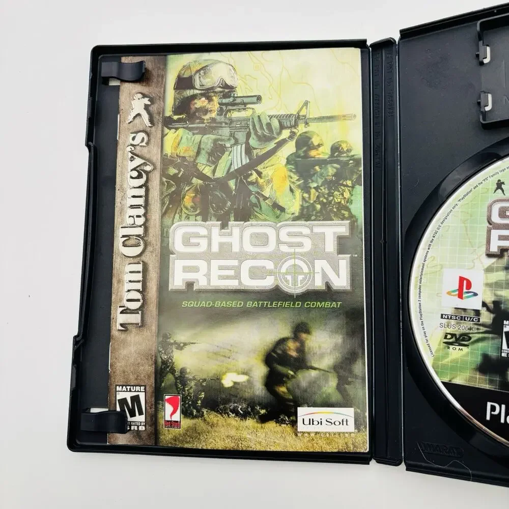 Tom Clancy's Ghost Recon Sony PlayStation 2 PS2 CIB Complete Tested Works. VG
